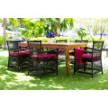 Nature Inspired Outdoor Dining Set Poly Rattan Wicker Furniture